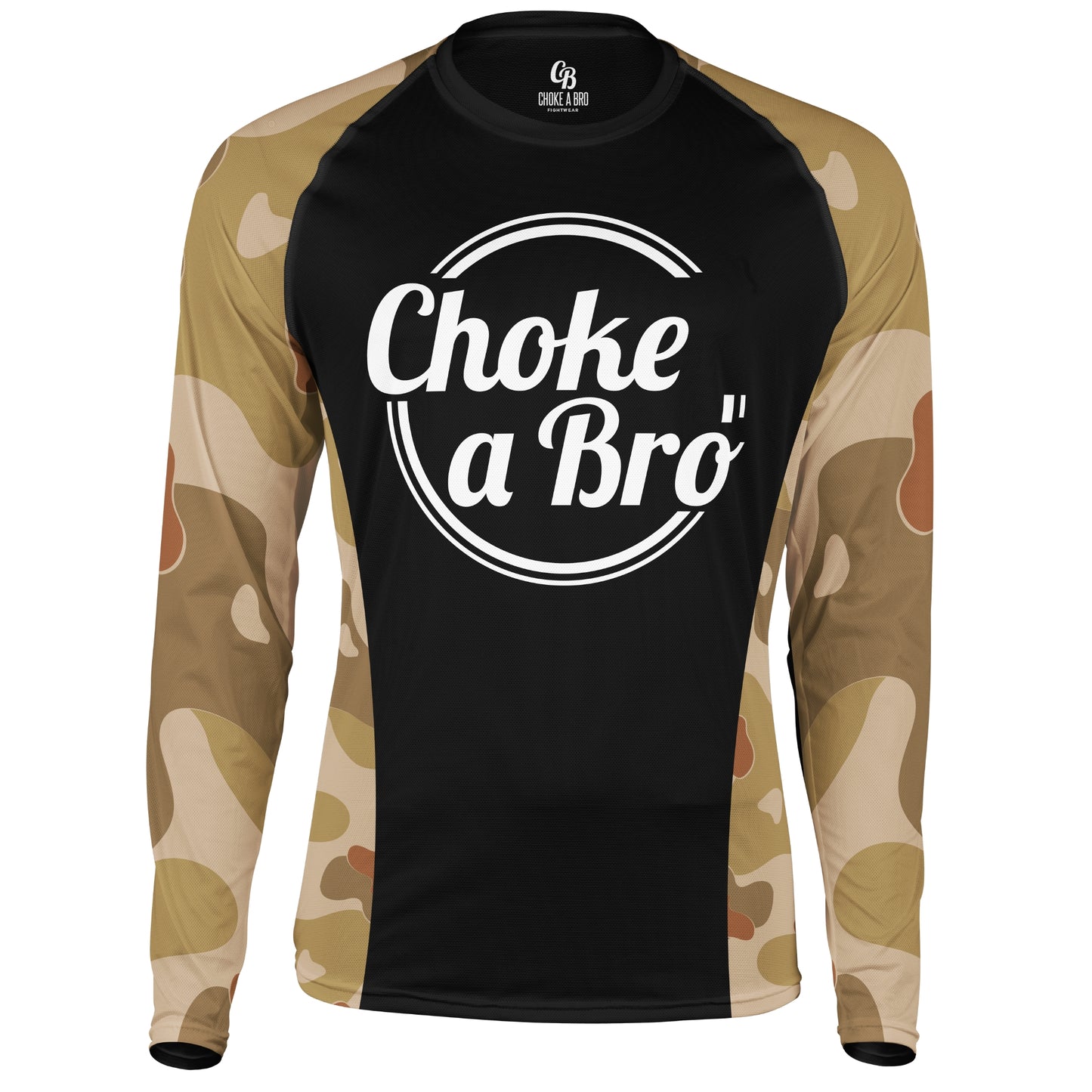Brogo Black Desert Camo Long Sleeve Rashguard - Adult