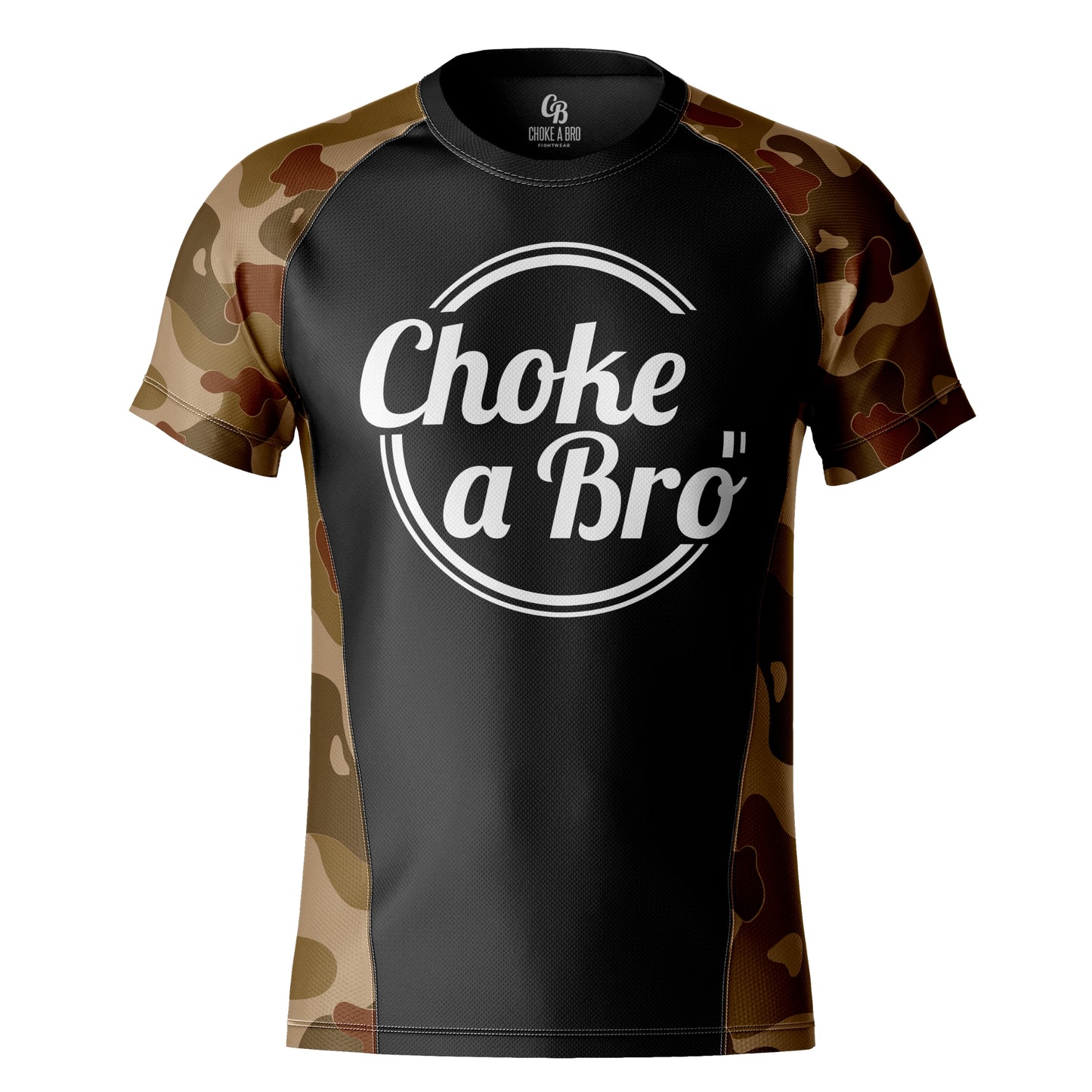 Brogo Black Desert Camo Short Sleeve Rashguard - Adult