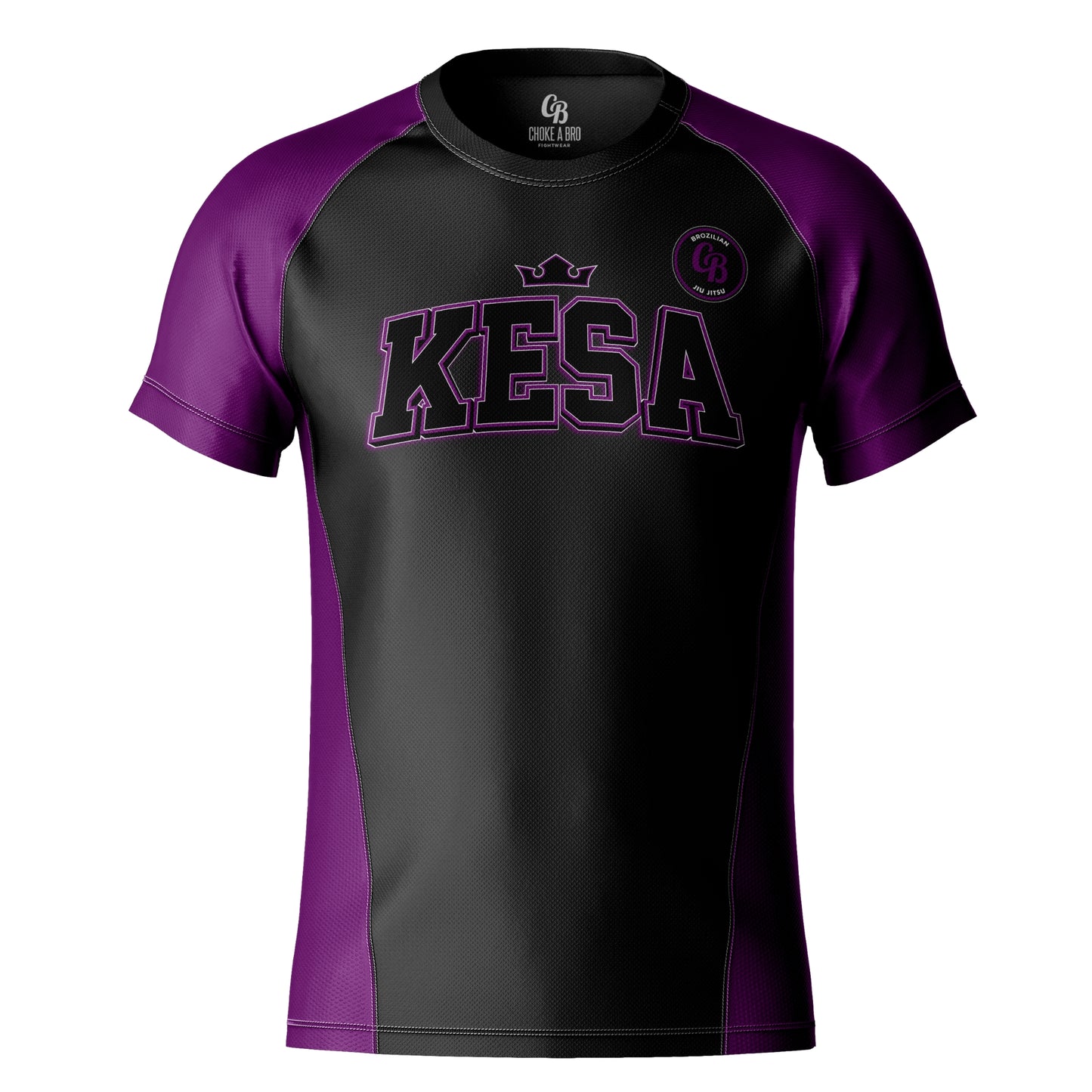Kesa Kings Purple Short Sleeve Rashguard - Adult