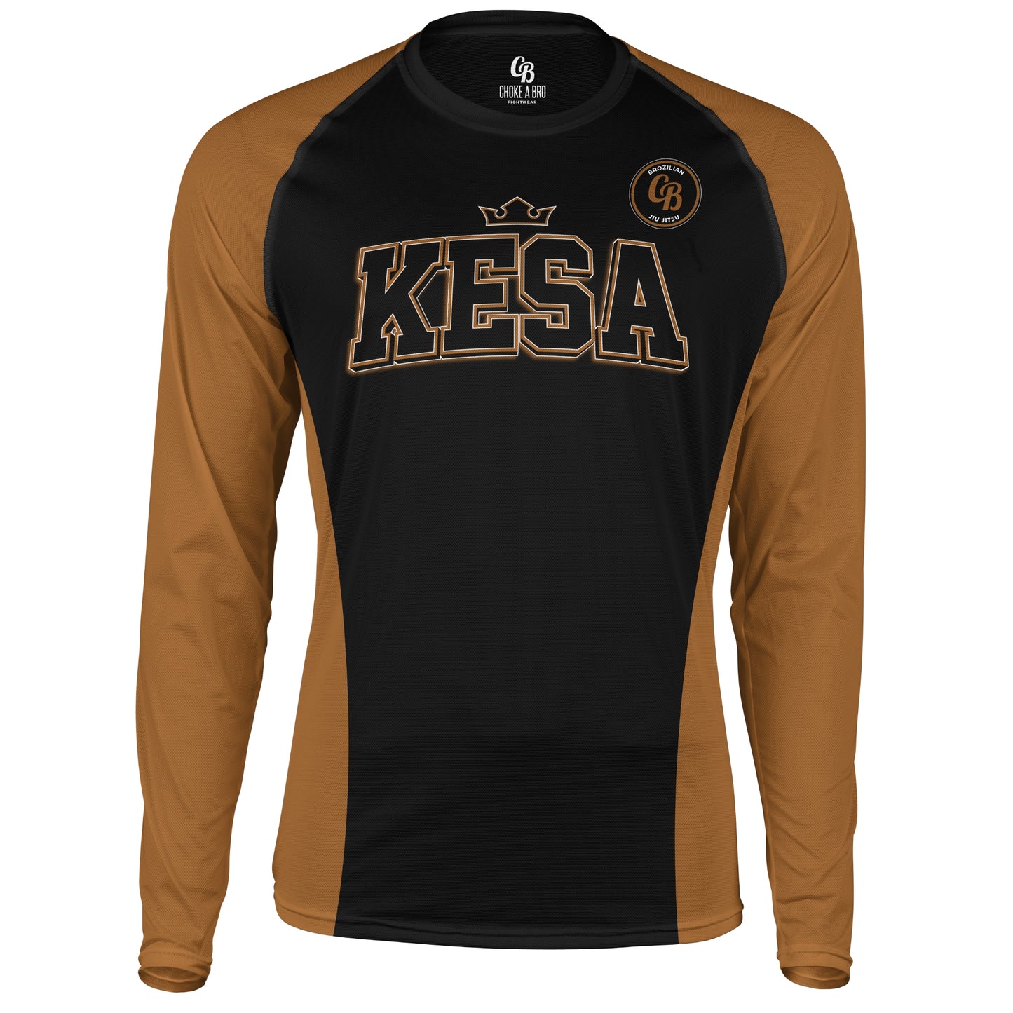 Kesa Kings Black / Brown Long Sleeve Rashguard - Adult