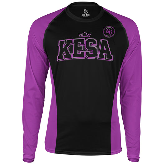 Kesa Kings Purple Long Sleeve Rashguard - Adult