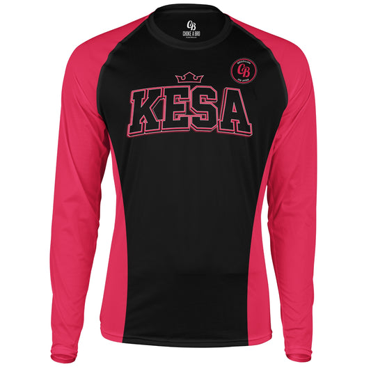 Kesa Kings Red Long Sleeve Rashguard - Adult