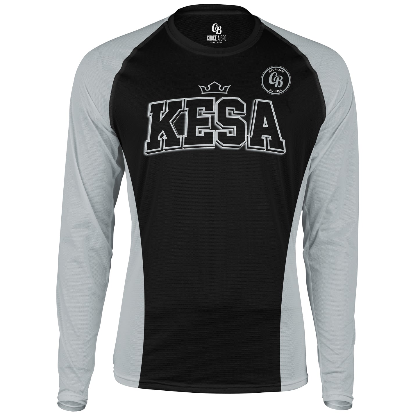 Kesa Kings Silver Long Sleeve Rashguard - Adult