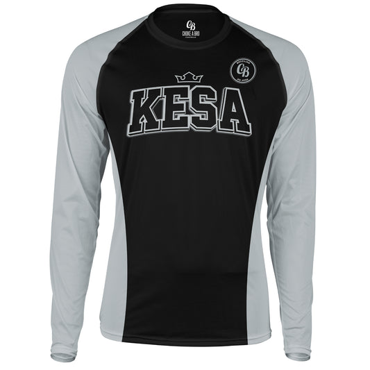 Kesa Kings Silver Long Sleeve Rashguard - Adult