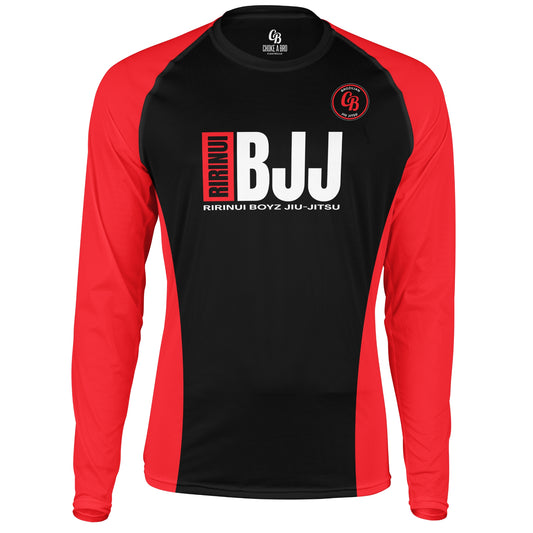 Ririnui Boyz BROJJ Red Long Sleeve Rashguard - Adult