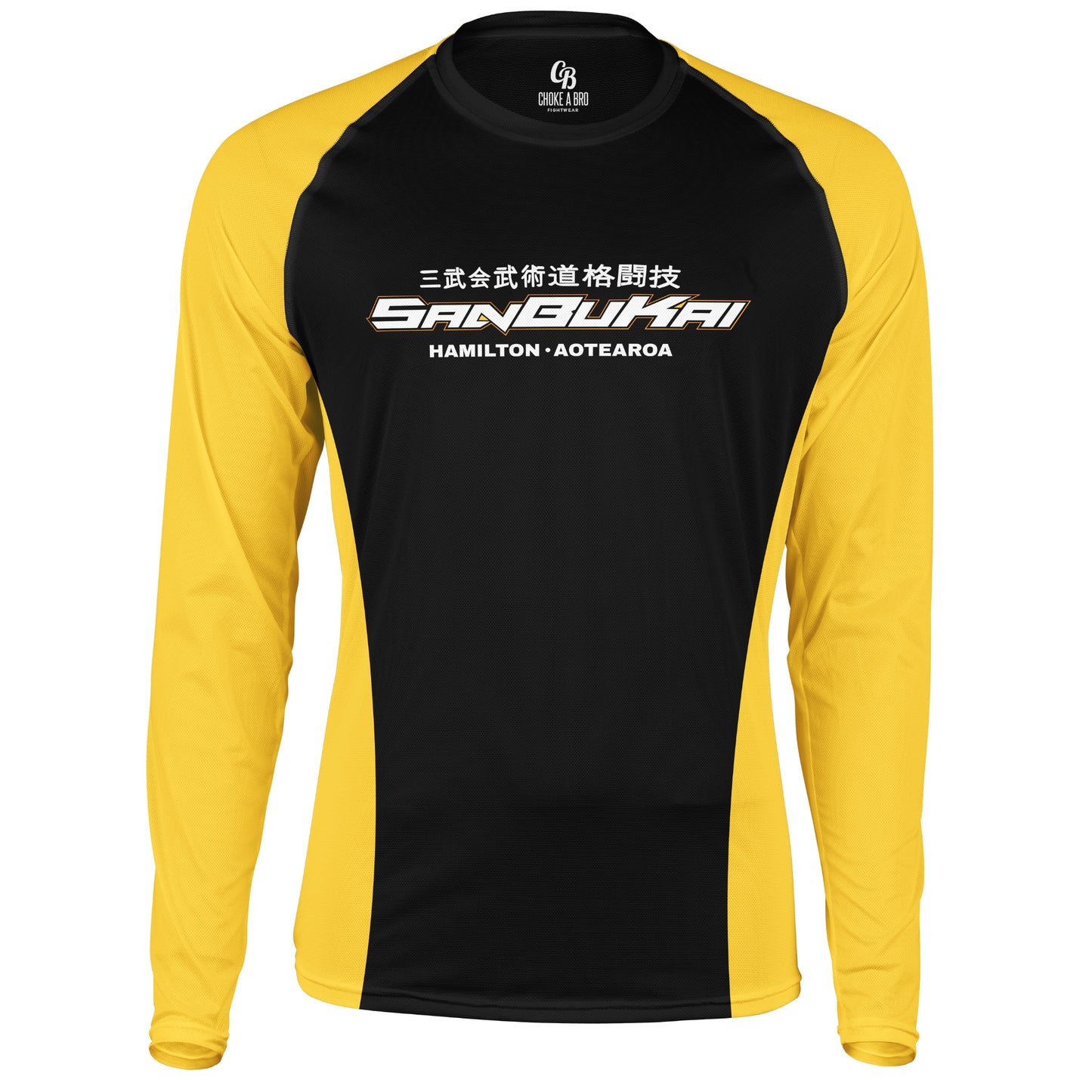 San Bu Kai Aotearoa Gold Long Sleeve Rashguard - Youth | Kids